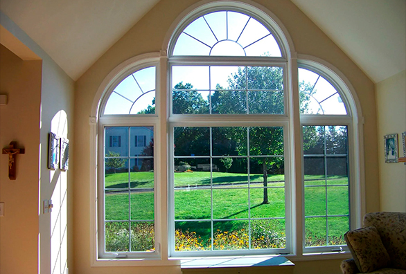 Фигурные окна ПВХ в Воронеже
